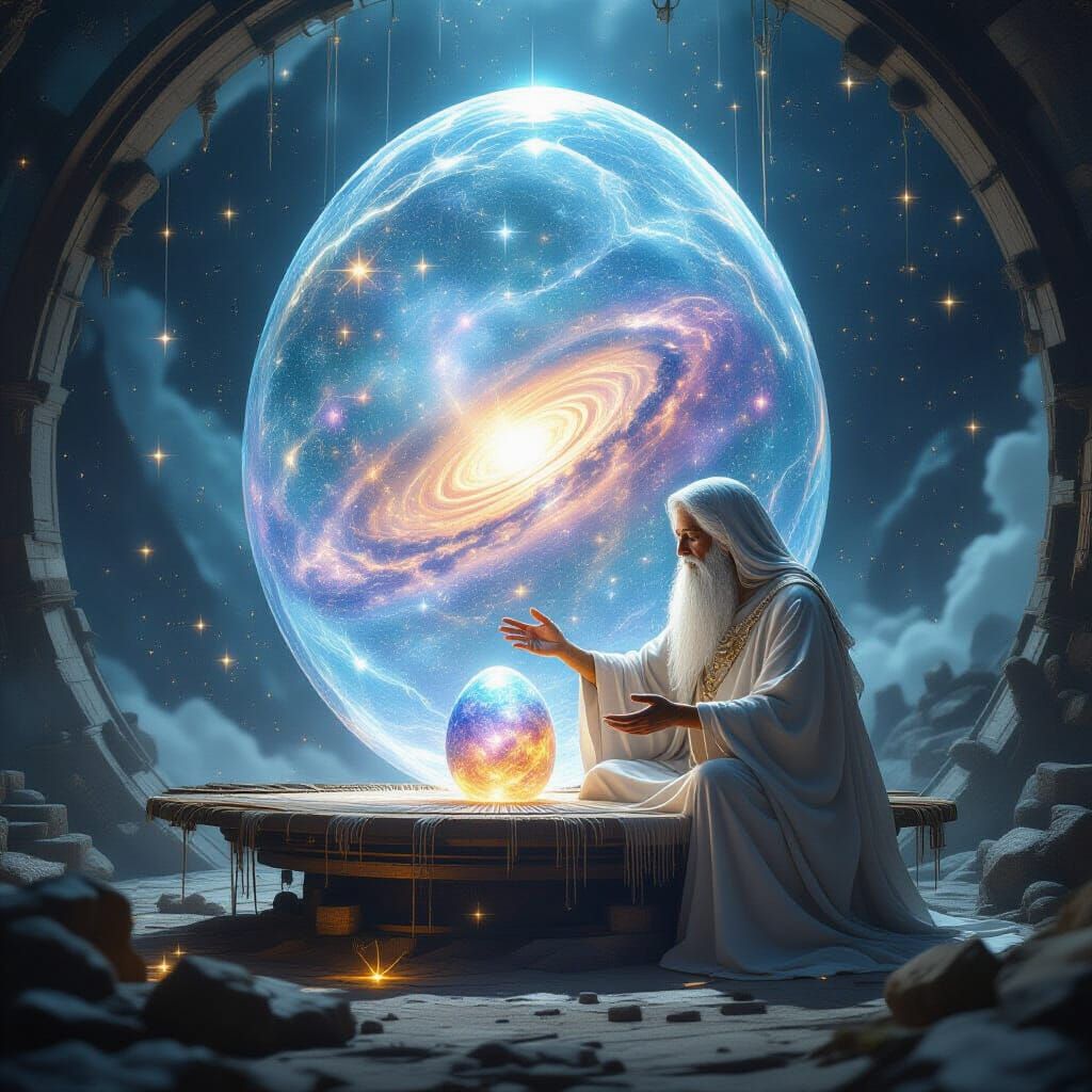 Cosmic Loom Weaving New Galaxies in Nebula Nursery