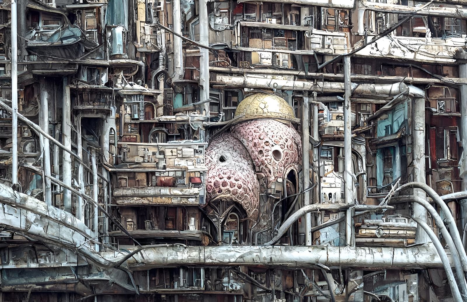 Dystopian Historical City by Moebius and Simonetti