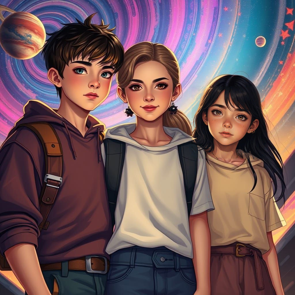 Adolescent Trio Embarks on a Thrilling Journey Amidst Vibran...