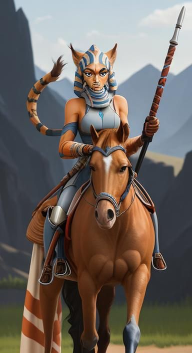 Ahsoka Reimagined as a Horse Girl