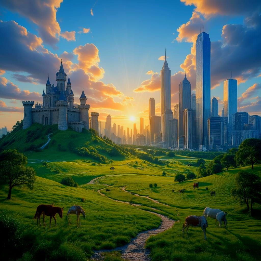 Ancient Kingdom Meets Modern City Divided By Highway