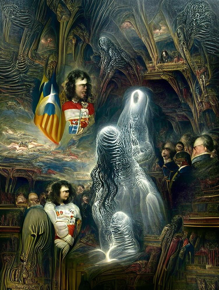 Charles II of Spain in Dark Gothic Style