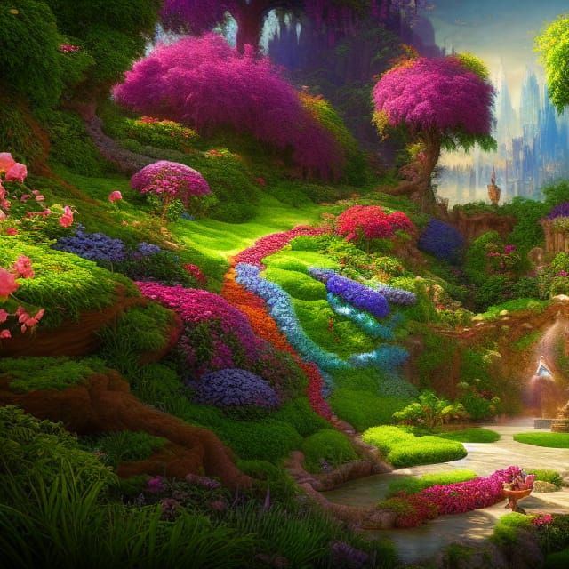 Garden of Eden: Angelic Matte Painting in Unreal Engine