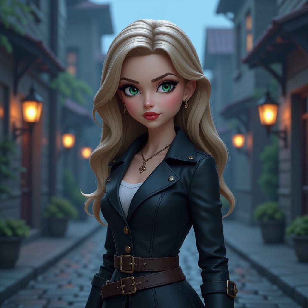 Buffy the Vampire Slayer in Tim Burton Style