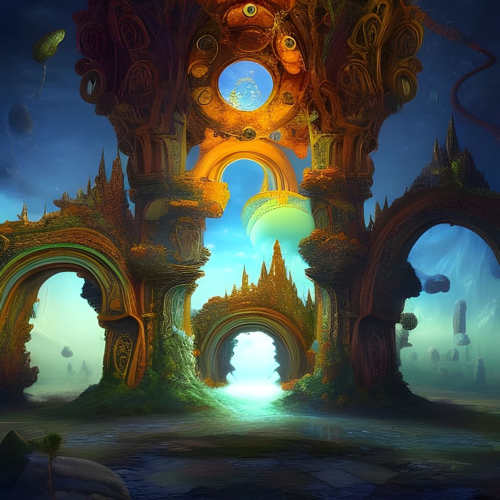 Cosmic Crystal Mansion: A Sci-Fi Fantasy Terrarium