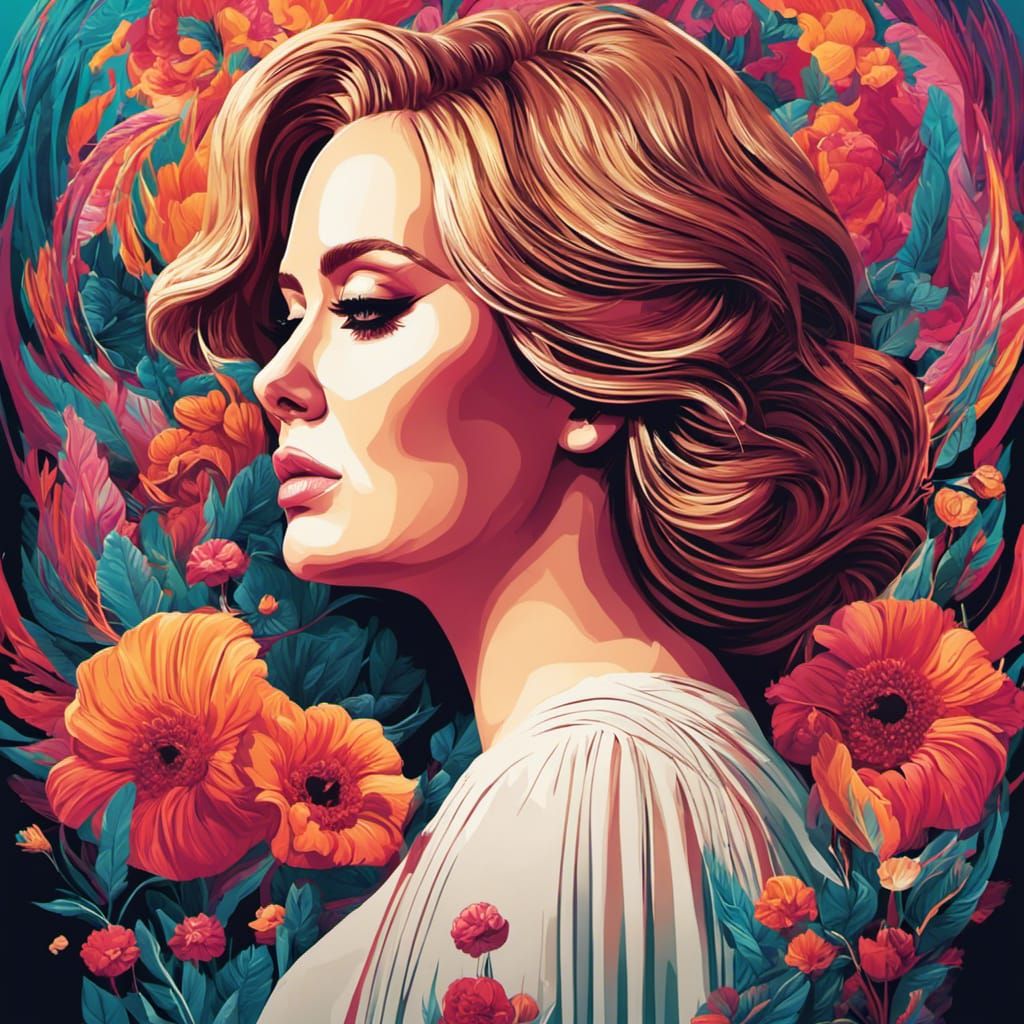 Elegant Pop Star Album Cover Art