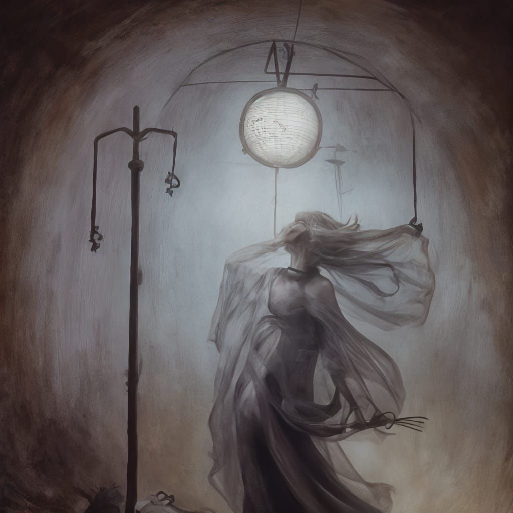 Vampire Lord's Farewell: Evocative Portrait