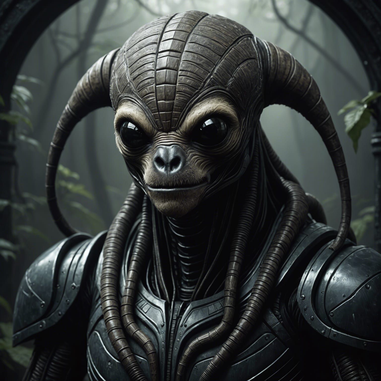Xenomorph Sloth: A Dark Surrealist Masterpiece