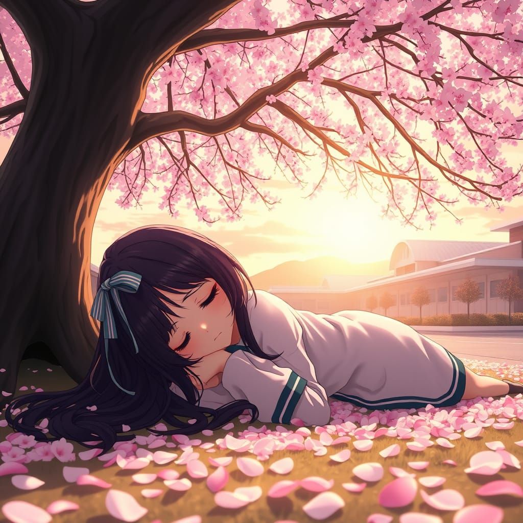 Sakura Serenity in Anime Style