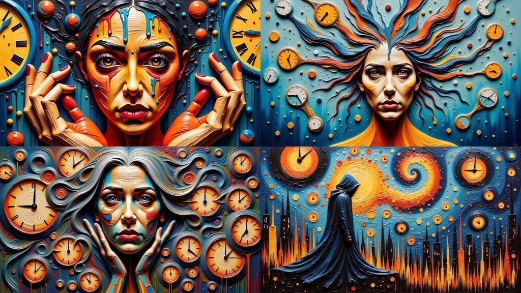 Surrealistic Portraits of Anxiety in Timeless Texture