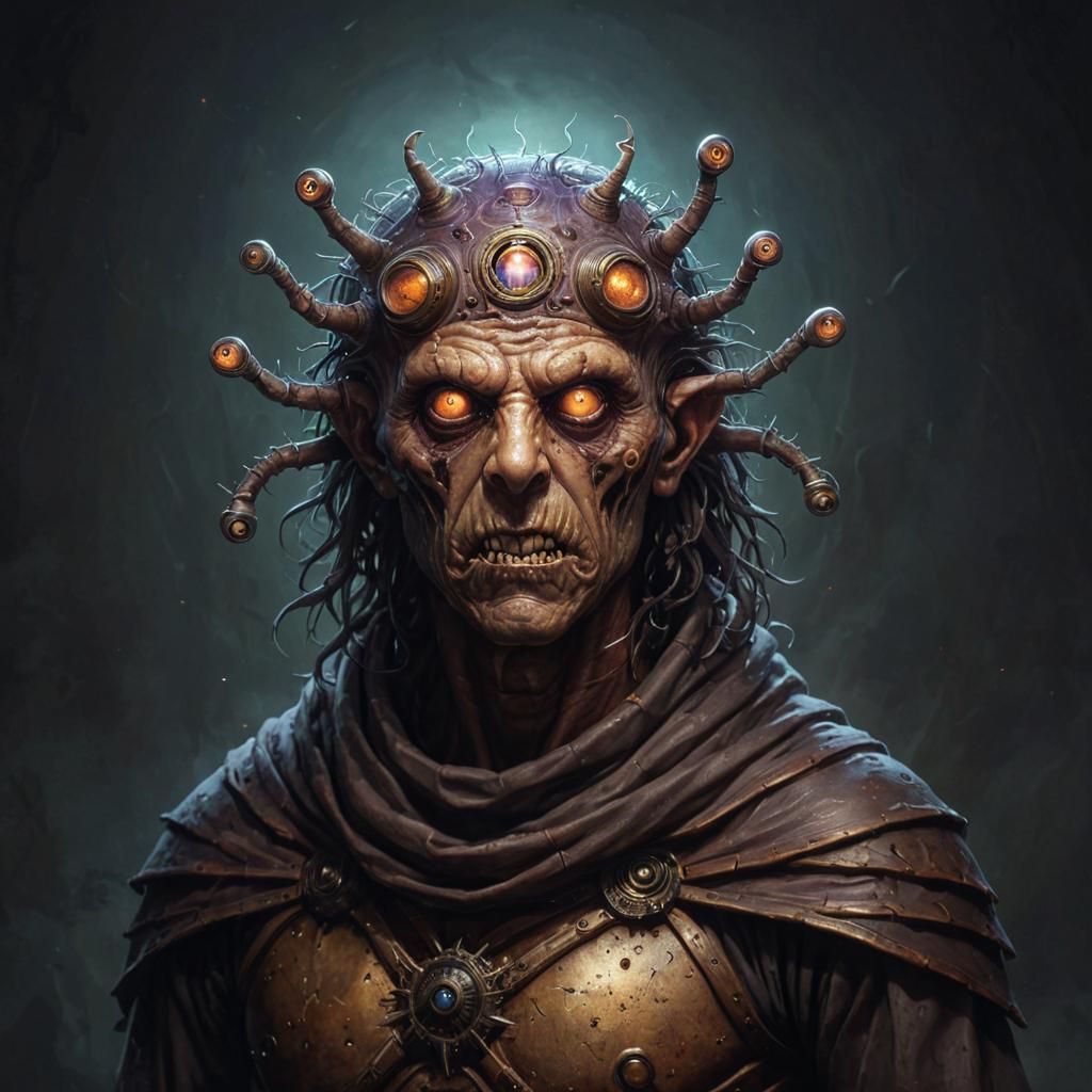 Classic Beholder Monster Generated by AI