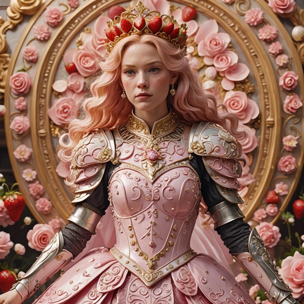 Strawberry Shortcake Queen in Gown-Armor