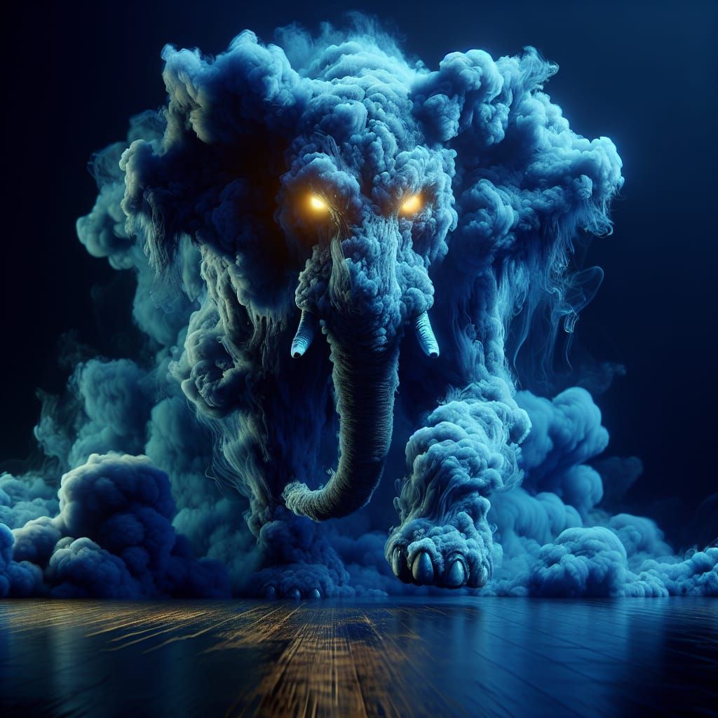 Smokin' Mad elephant!