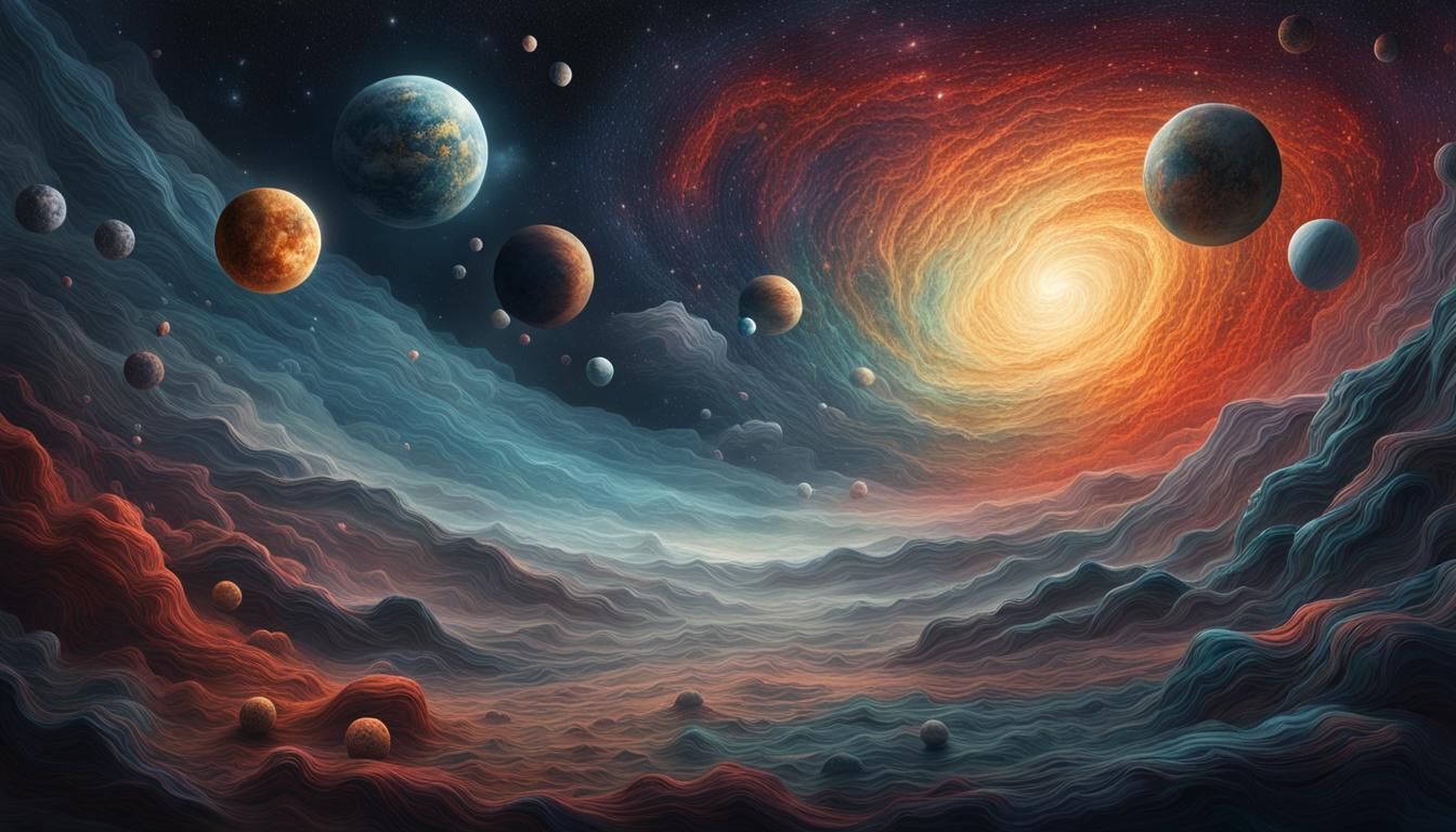 Majestic Cosmic Stars in Fantastical Realism