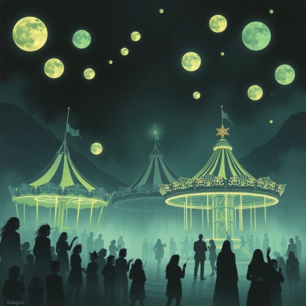 Carnival of Luminous Shadows: A Multi-Moon Fantasy