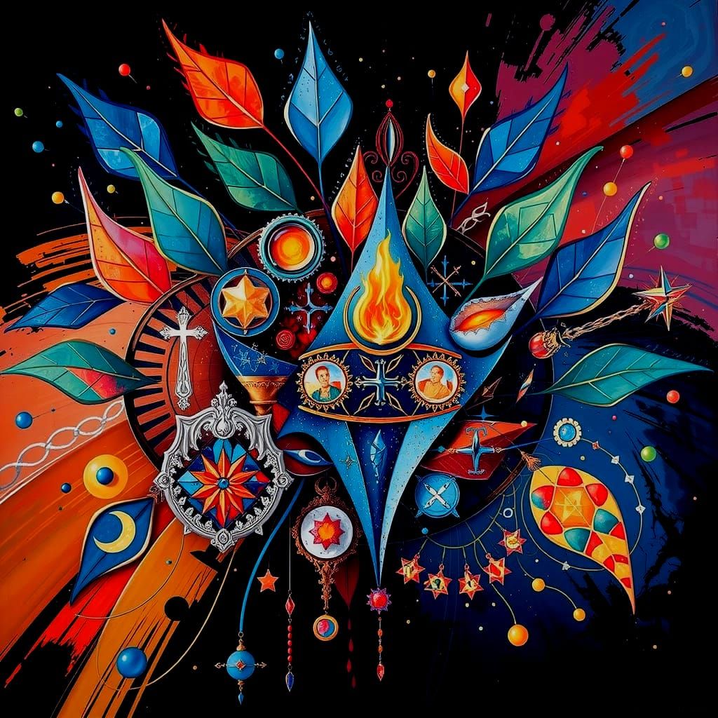 Abstract Radiance: An AI Ode to Excellence