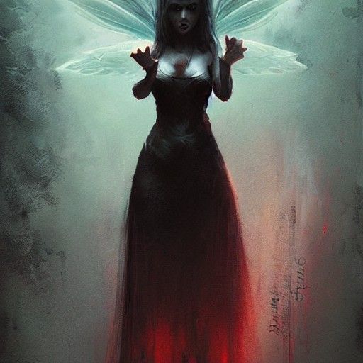 Sinister Evil Fairy Artwork