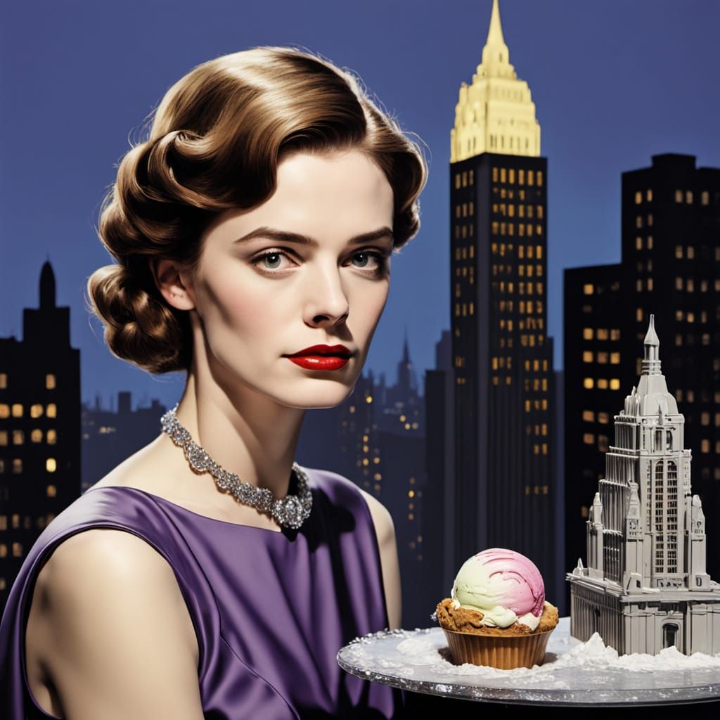 Batgirl Ice Cream Sculpture Melts Over Gotham in Pop Art Sty...