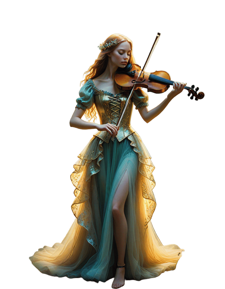 Ethereal Violin Muse