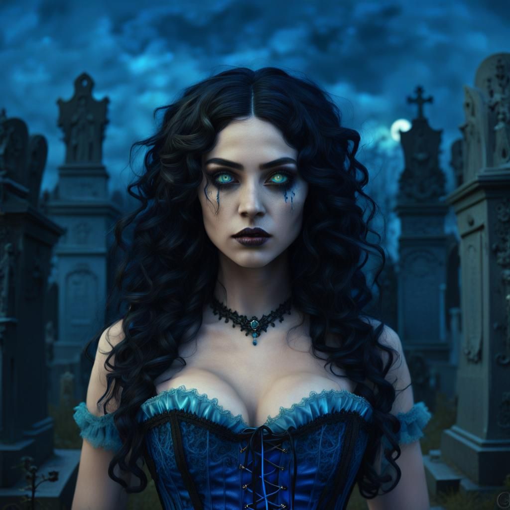 Cajun Bayou Witch Summoning Ghosts in New Orleans