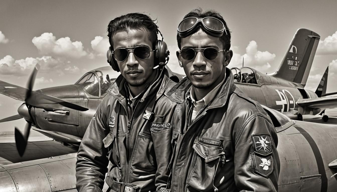 WWII Ace Pilot in P-51 Mustang