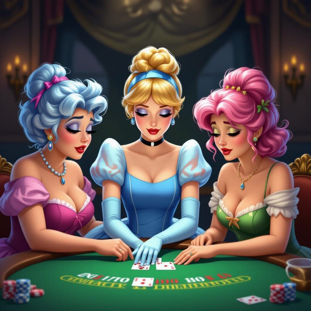 Cinderella Plays Blackjack With Ugly Sisters