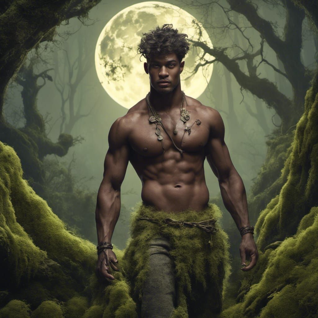 Dryad in the Moonlight Progress I