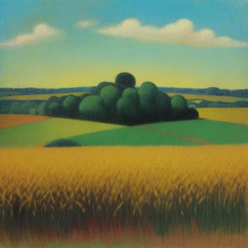 Cornfield as a Symbolist Painting