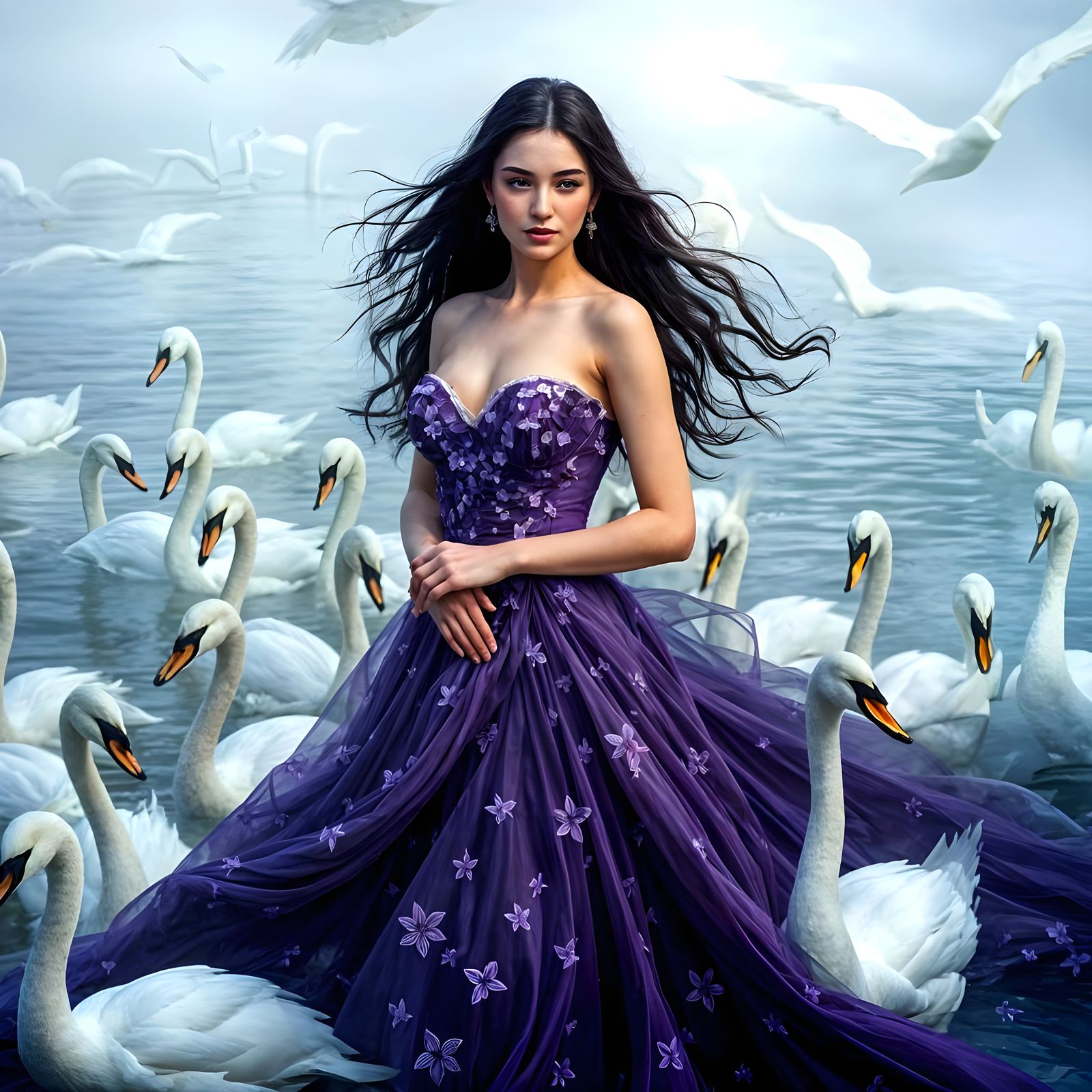 Ethereal Beauty in Luxury Surroundings