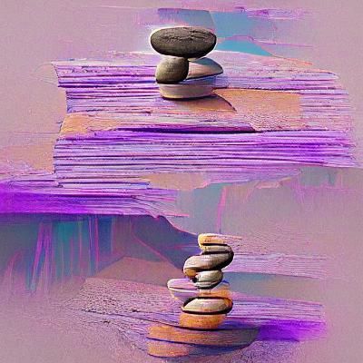 Zen Stones in Perfect Balance