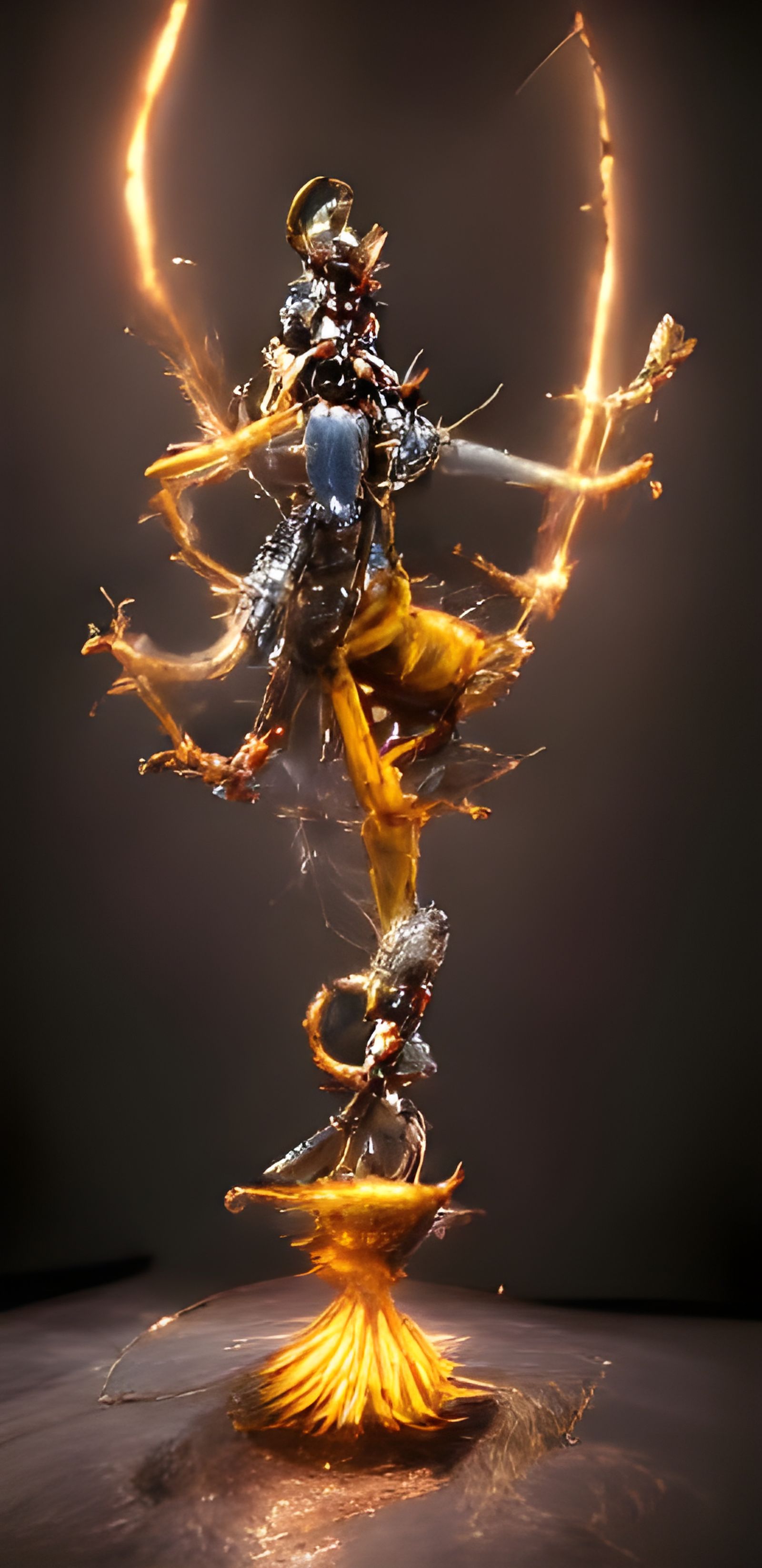 when shiva's doing its thang thang, the world goes bang bang, the dark matters been sprang sprang , then the fat lady sa...