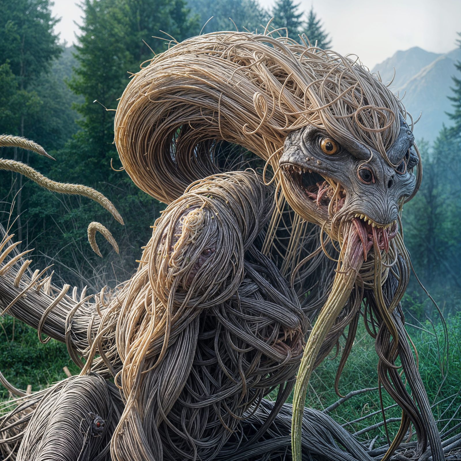 Carbonara Monster Generated by AI