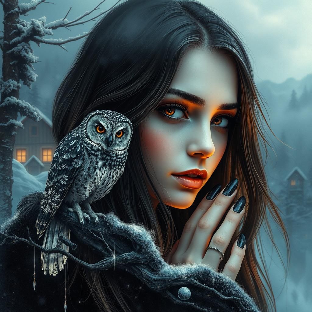 A girl and her owl