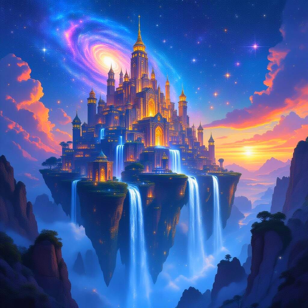 Celestial City on Floating Women: Concept Art