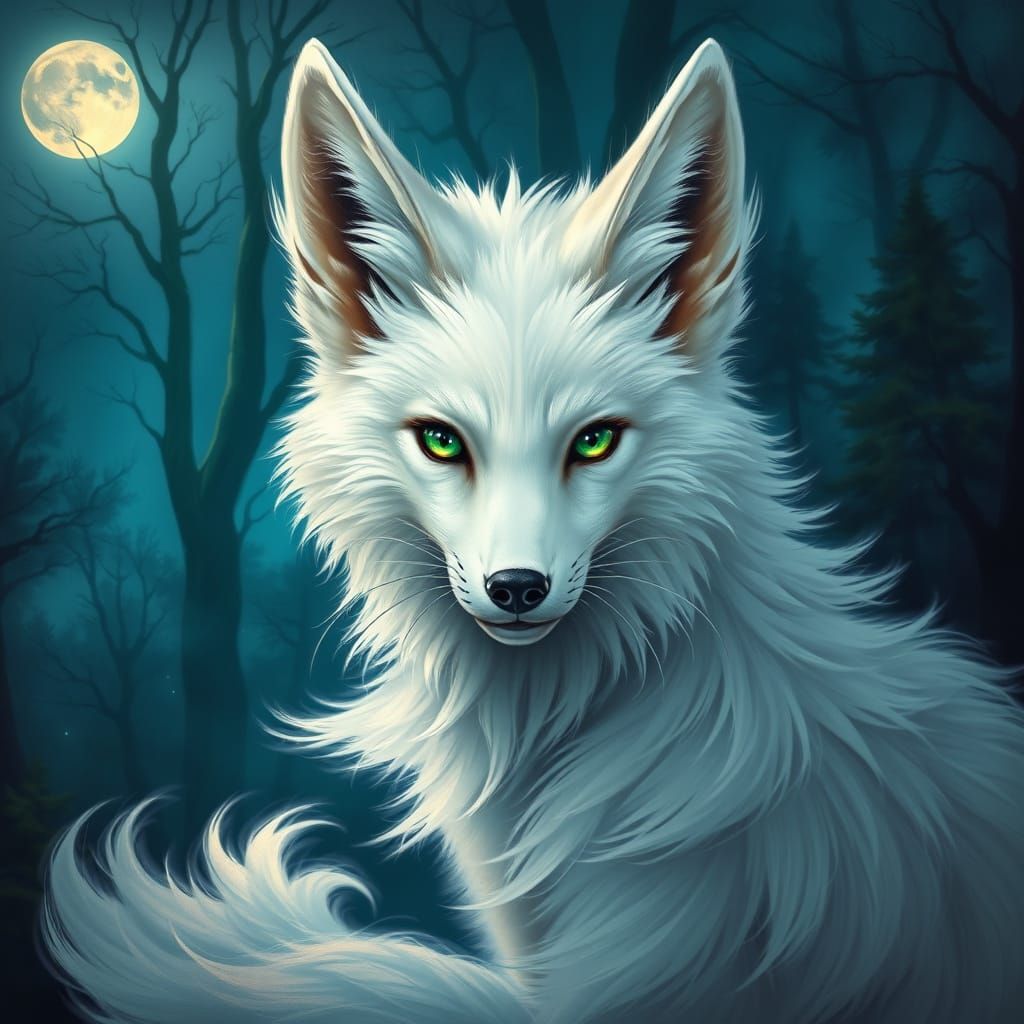 Babe artic White fox mode