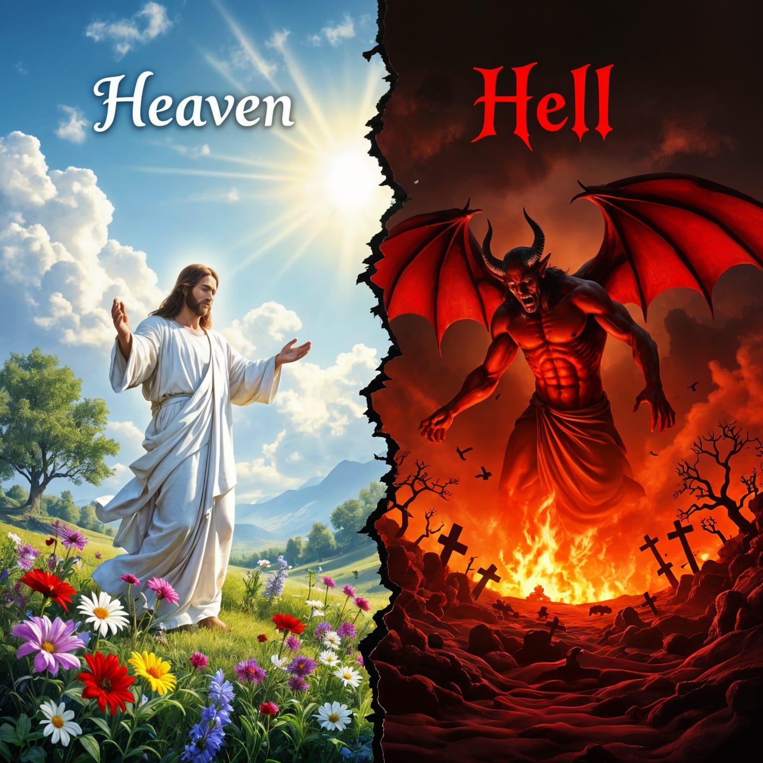 Heaven and Hell: A Dichotomous Vision
