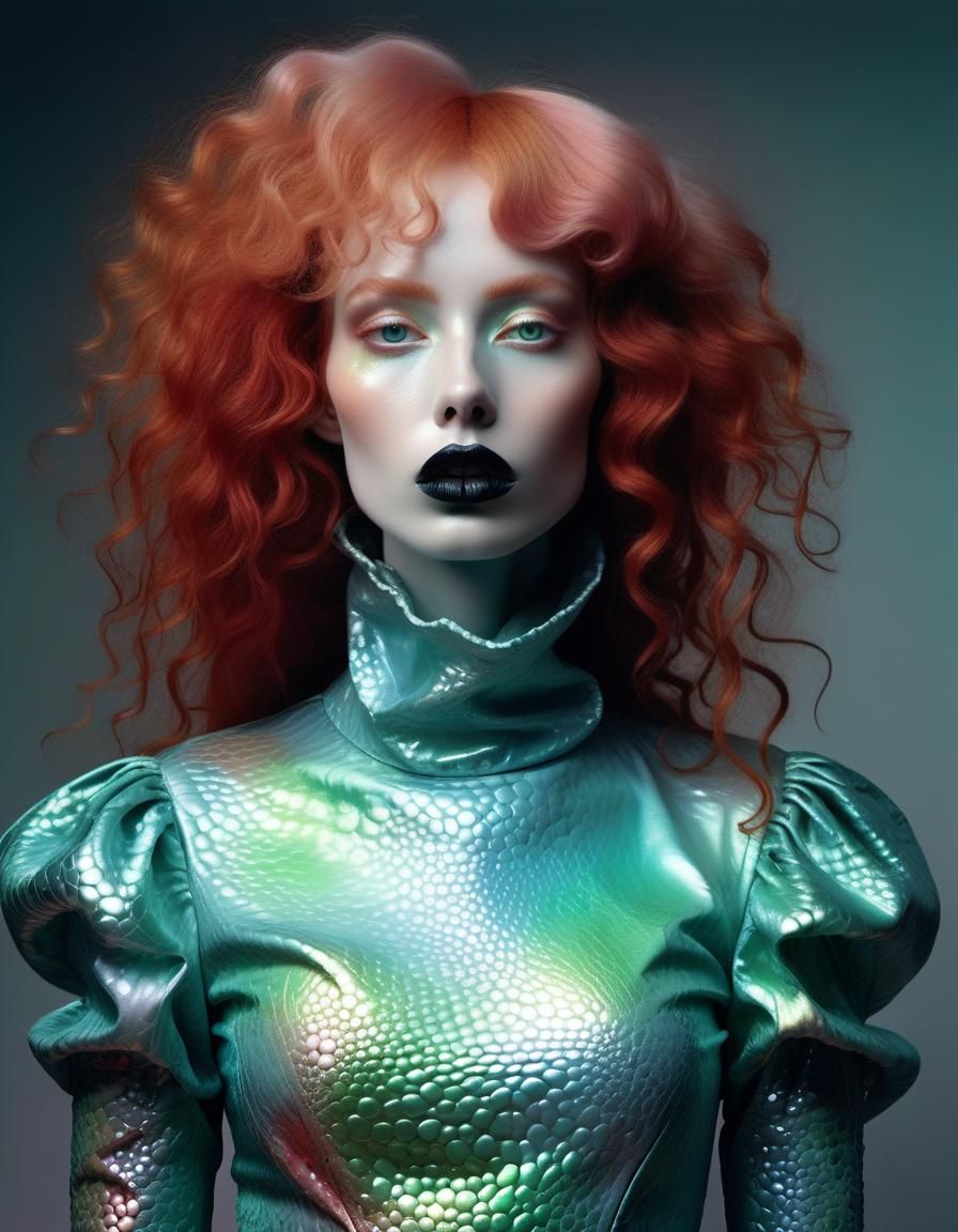 redheaded woman