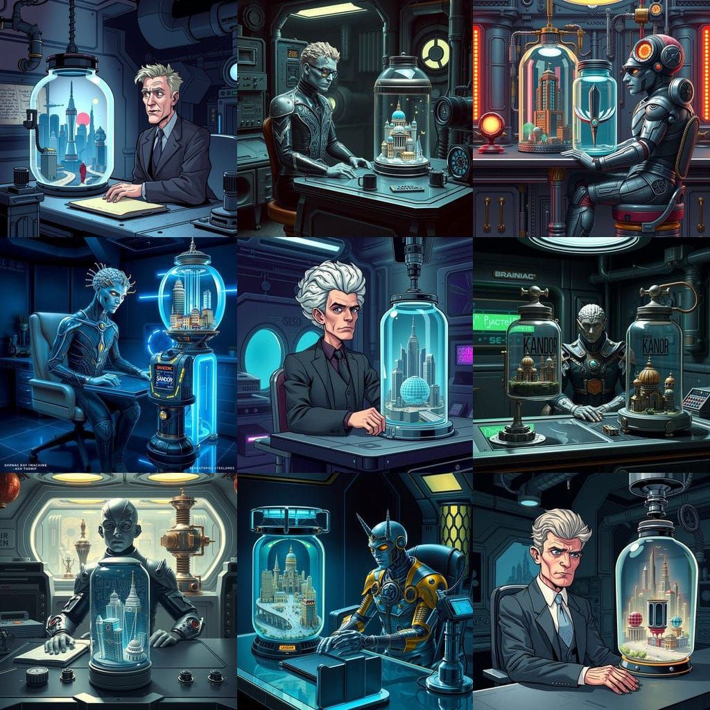 Brainiac and the Bottled City of Kandor