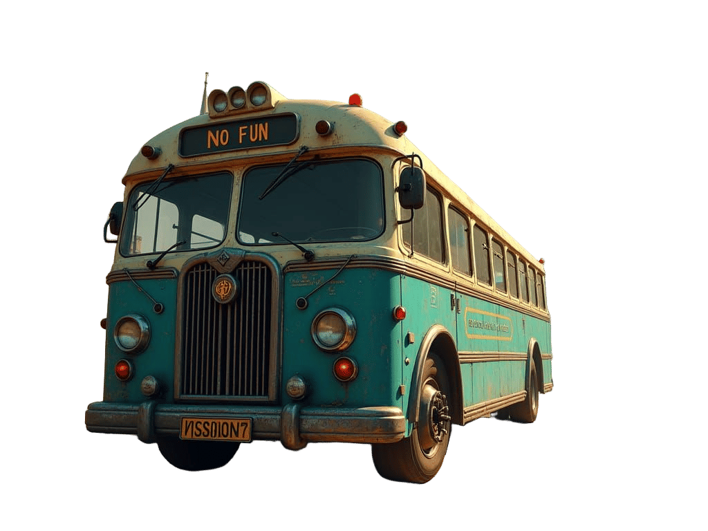 Fantastical Bus Destination: No Fun