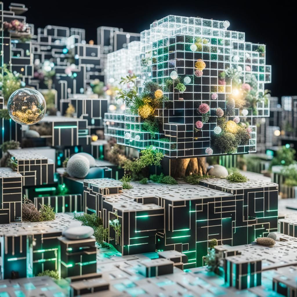 Cosmic Microchip Galaxy