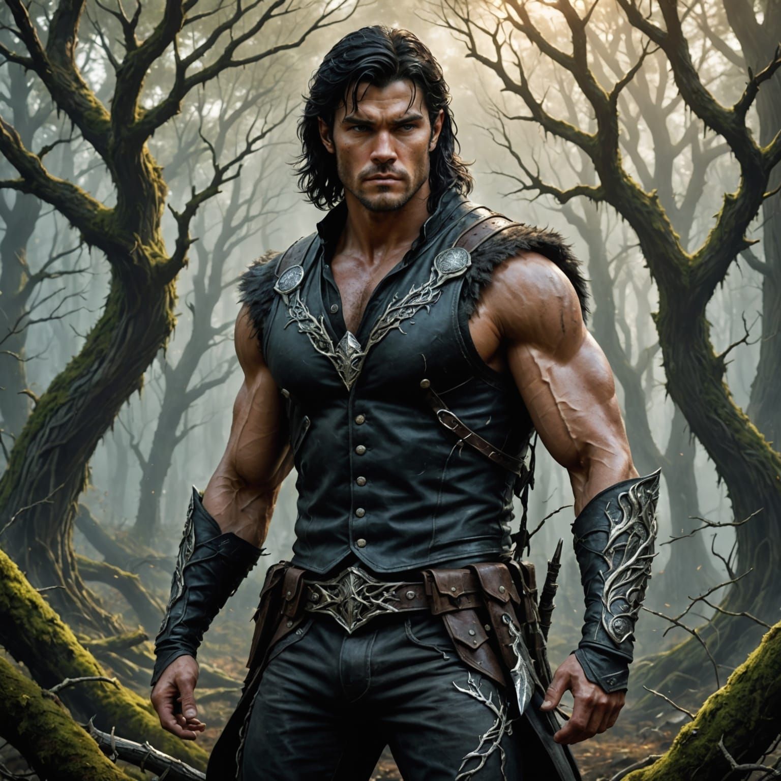 Zalus - half elf ranger