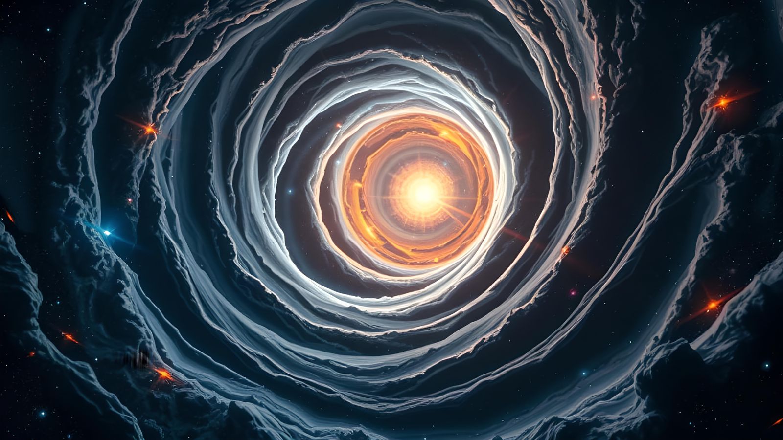 Cosmic Nebula Vortex in Astral Illustration