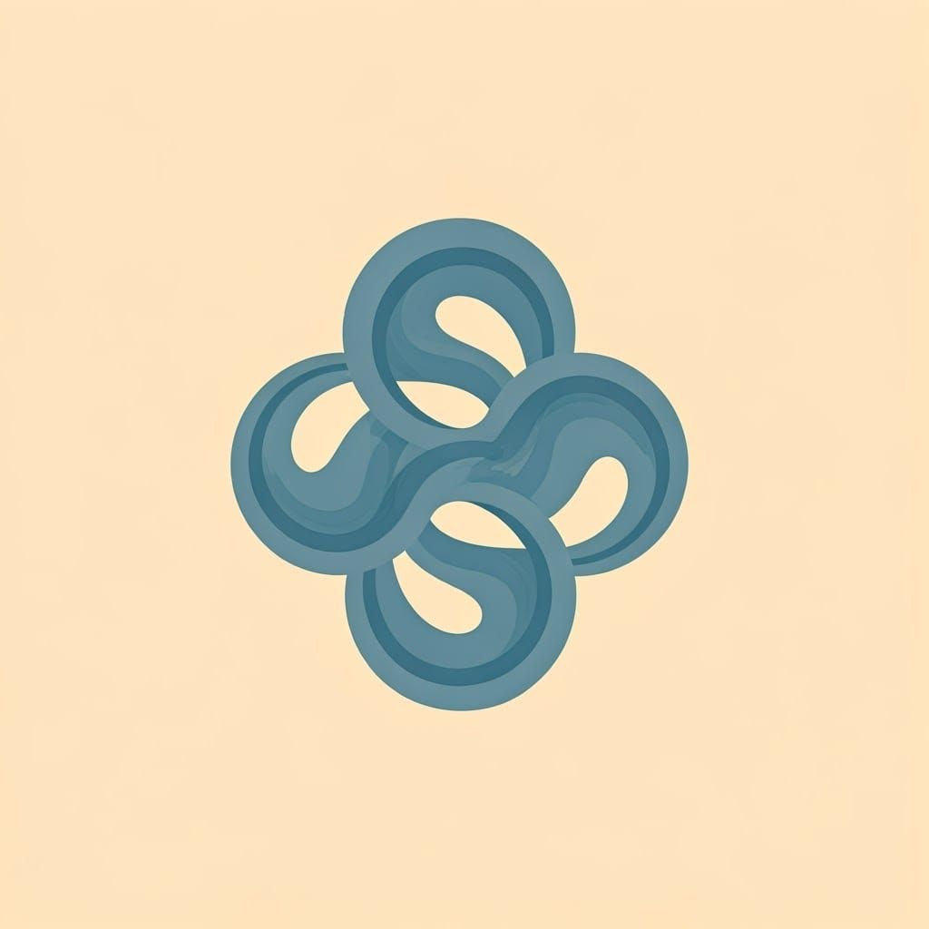 Harmonious Circles: A Minimalist Symbol of Unity