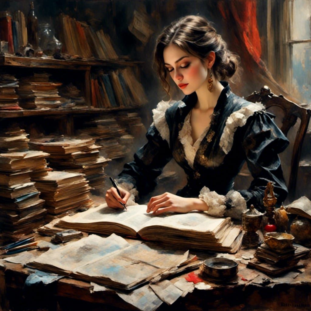 Hyperrealistic Student Desk Scene in HDR