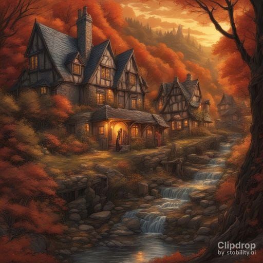 Autumn's Bliss: An AI Interpretation