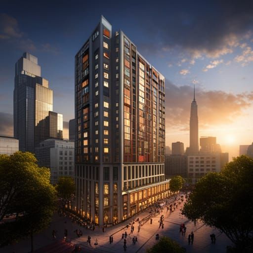 Dark Fantasy Jail City with Guards: Digital Art