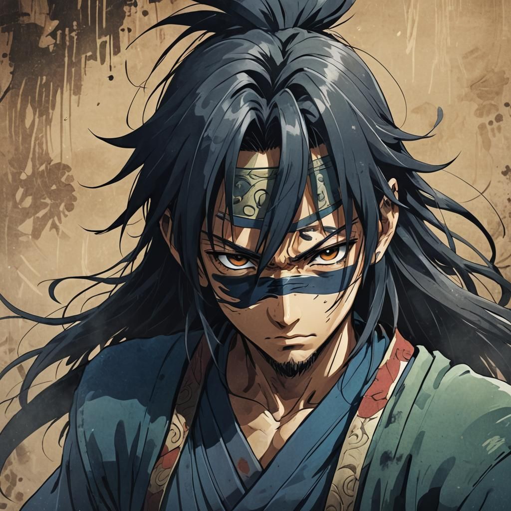 Anime Manga Scan of Handsome Character