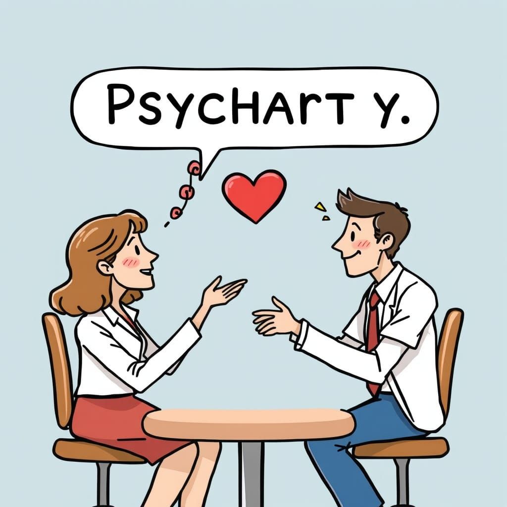 Surrealistic Portrait of a Psychiatric Professional