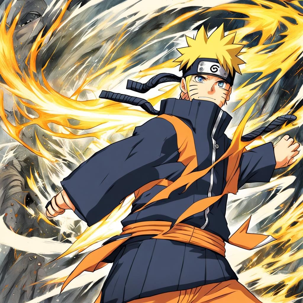 Naruto in Anime Key Visual Style