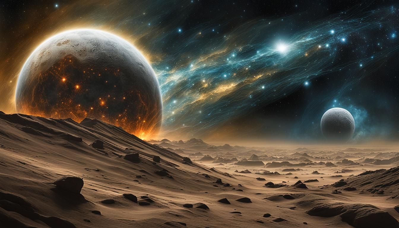 Ethereal Stardust Luna in Dark Fantasy Art